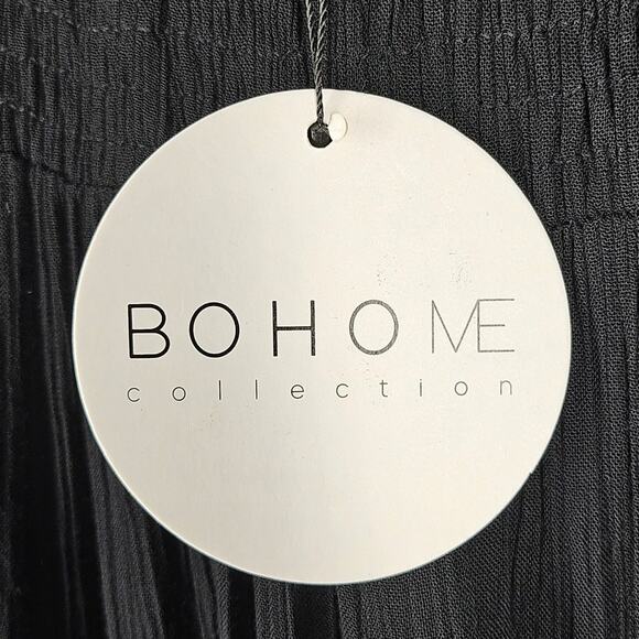 BOHO ME COLLECTION BLACK & KIRT WOMEN'S HALTER DRESS SKIRT # 75947 SIZE SMALL - Picture 3 of 8